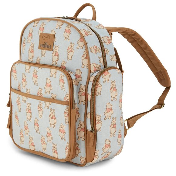 Disney Handbags - Disney Winnie The Pooh Backpack Diaper Bag with All Over Print - NWT